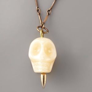 PAMELA LOVE “SKULL” PENDANT NECKLACE